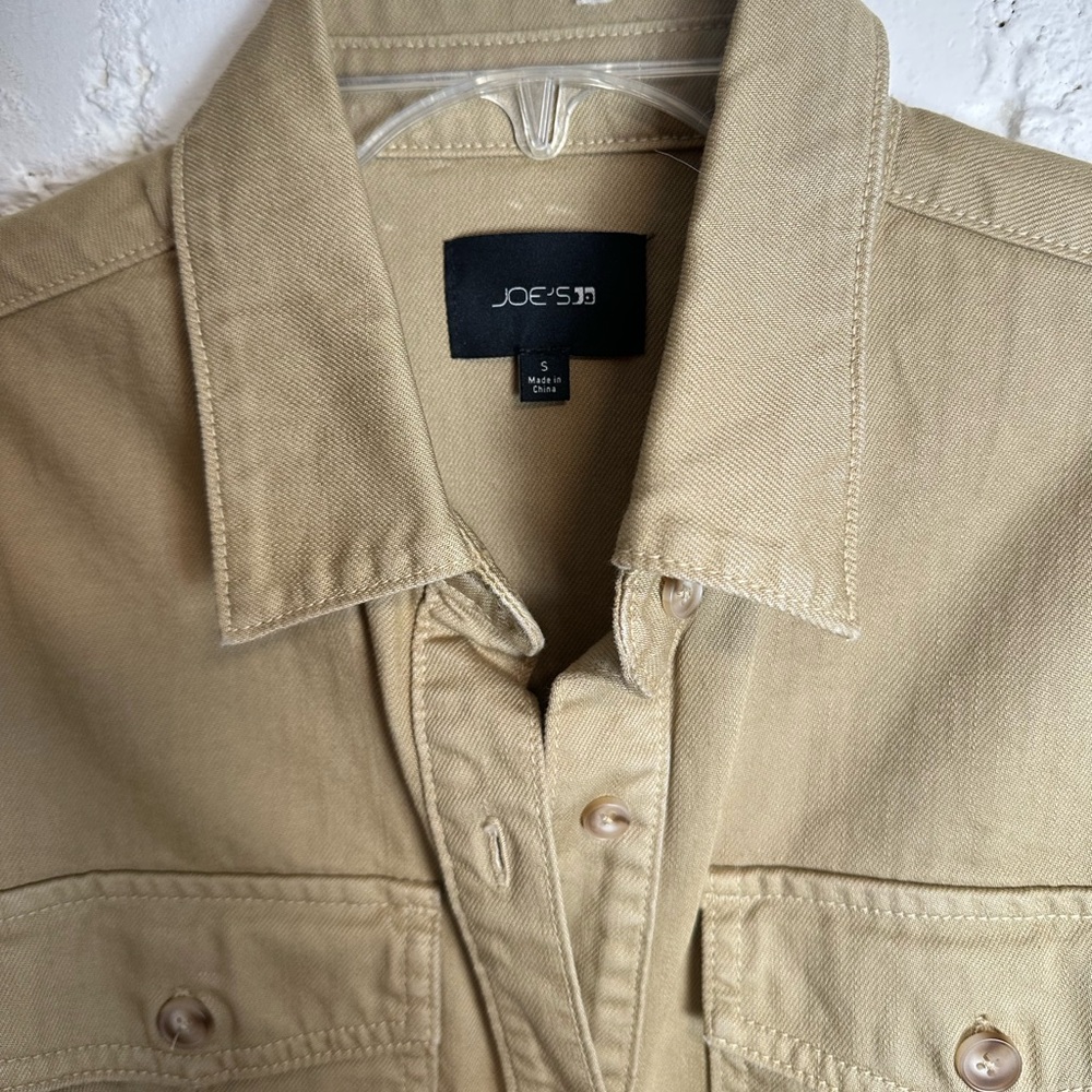 Joes Jeans Dress | The Pleated Safari Spring Midi-Dress in Color Hazelwood Sz S - Picture 5 of 8